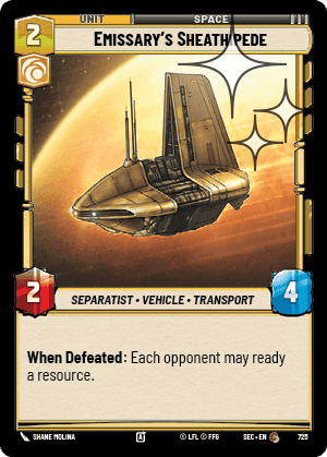 Emissary's Sheathipede - Foil