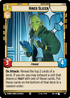 Hired Slicer - Foil