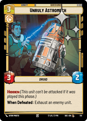 Unruly Astromech - Foil