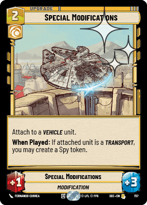 Special Modifications - Foil