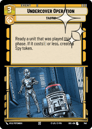 Undercover Operation - Foil