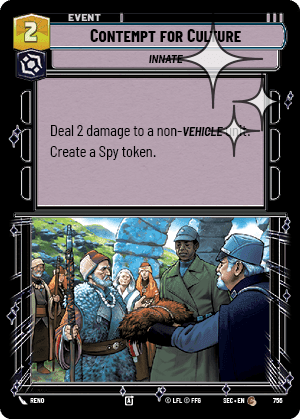 Contempt for Culture - Foil