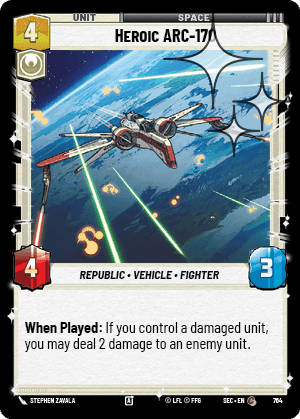 Heroic ARC-170 - Foil