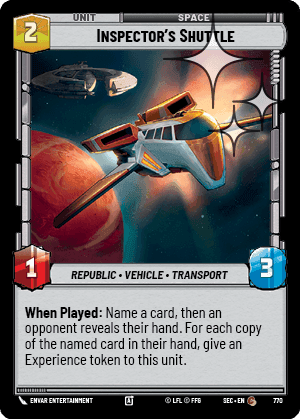 Inspector's Shuttle - Foil