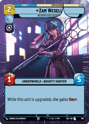 Zam Wesell, Inconspicuous Assassin - Hyperspace Foil