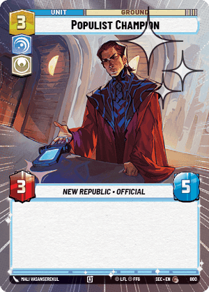 Populist Champion - Hyperspace Foil