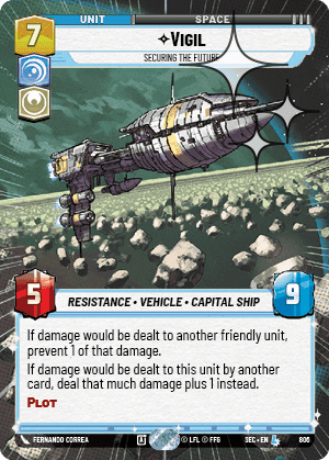 Vigil, Securing the Future - Hyperspace Foil