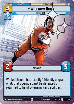 Willrow Hood, On the Run - Hyperspace Foil