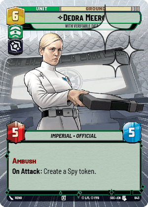 Dedra Meero, With Verifiable Data - Hyperspace Foil