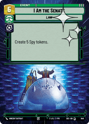 I Am the Senate - Hyperspace Foil