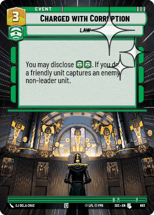 Charged with Corruption - Hyperspace Foil