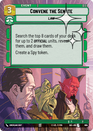 Convene the Senate - Hyperspace Foil