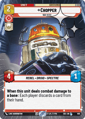 Chopper, War Hero - Hyperspace Foil