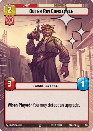 Outer Rim Constable - Hyperspace Foil