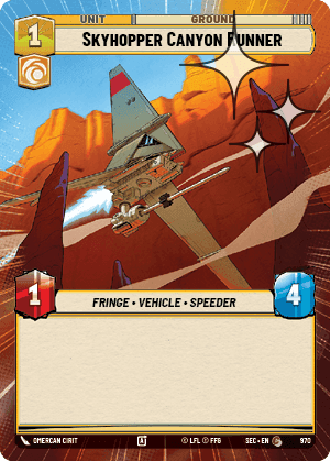 Skyhopper Canyon Runner - Hyperspace Foil