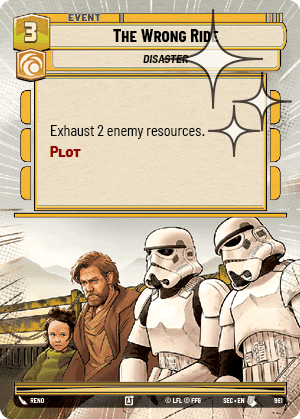 The Wrong Ride - Hyperspace Foil