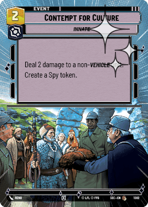 Contempt for Culture - Hyperspace Foil