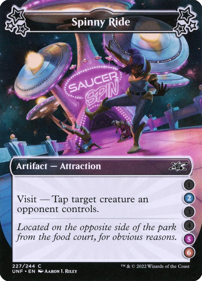 Spinny Ride, Unfinity Card Art