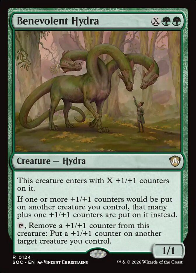 Benevolent Hydra, Secrets Of Strixhaven Commander Card Art