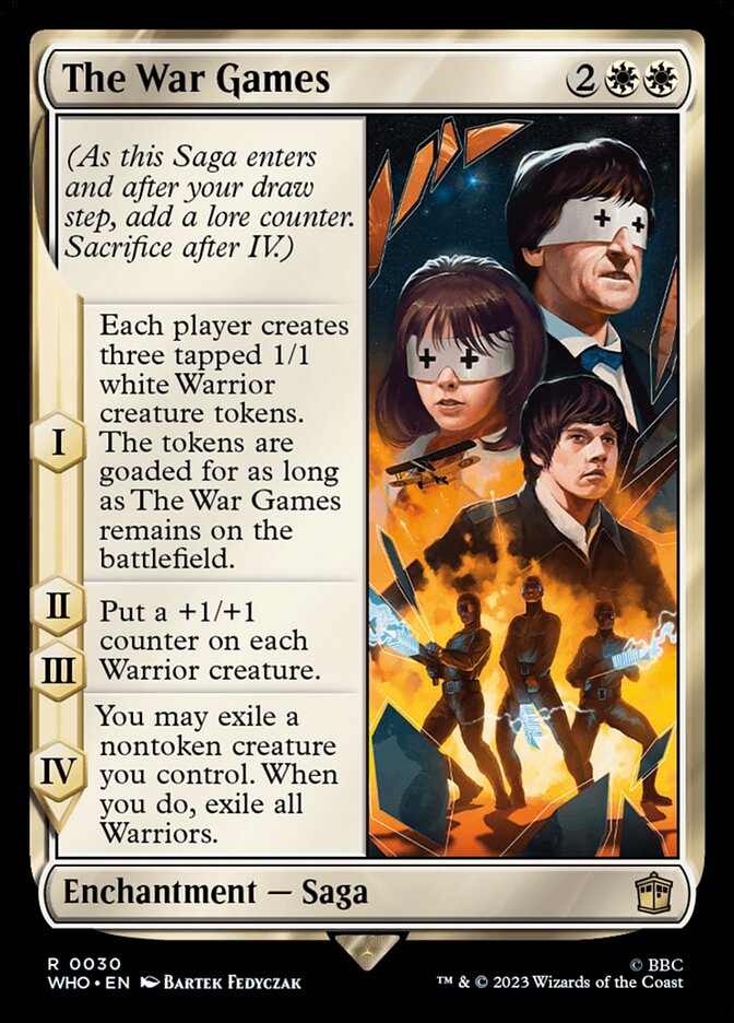 The War Games, Doctor Who Card Art