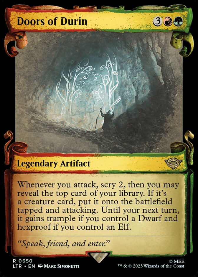 Doors of Durin, The Lord Of The Rings: Tales Of Middle-Earth Card Art