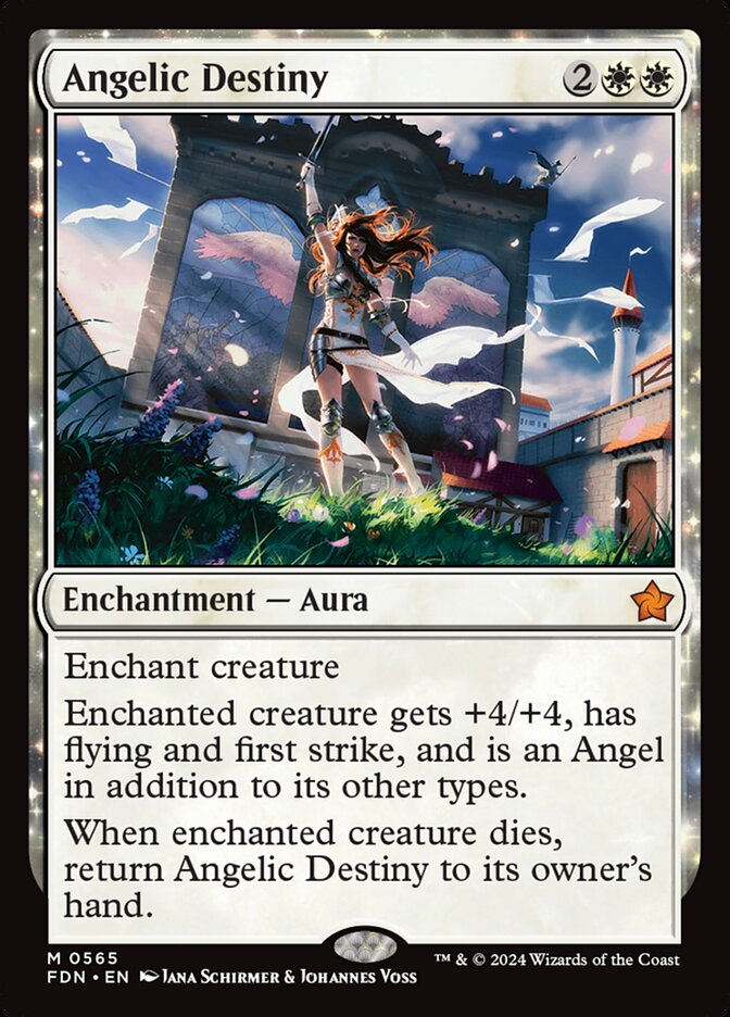 Angelic Destiny, Foundations Card Art