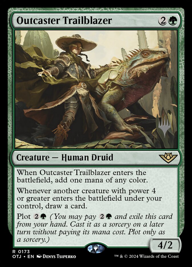 Outcaster Trailblazer, Outlaws of thunder junction promos Card Art
