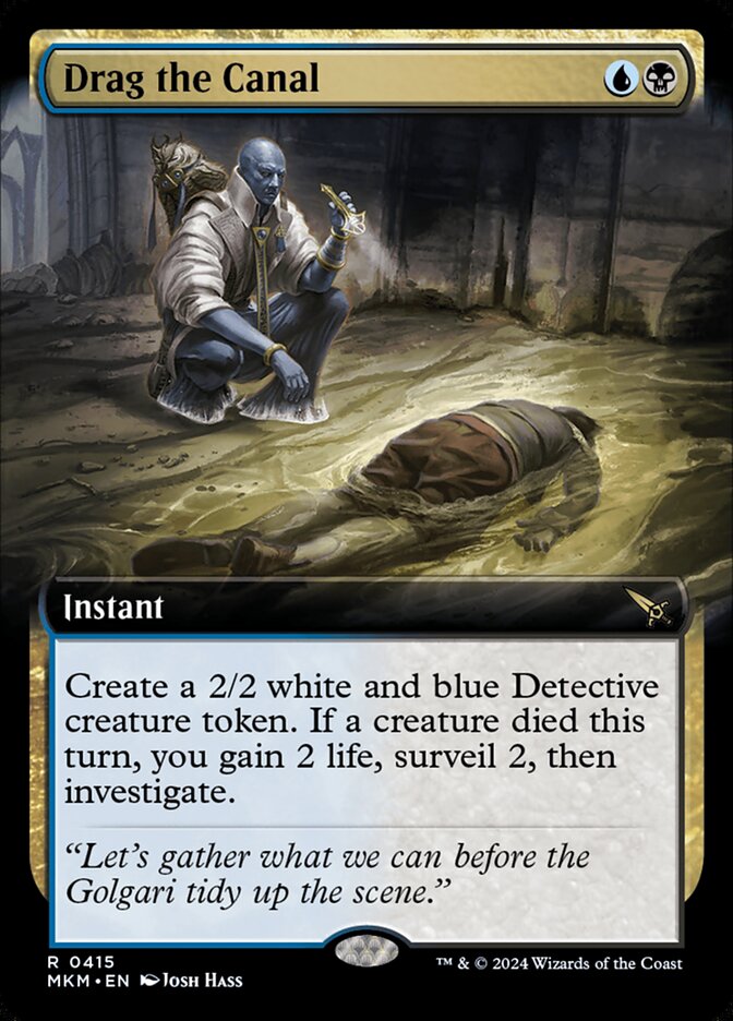 Drag the Canal, Murders At Karlov Manor Card Art