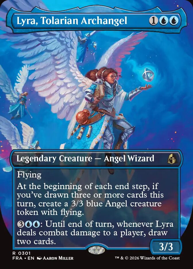 Lyra, Tolarian Archangel, Reality Fracture Card Art