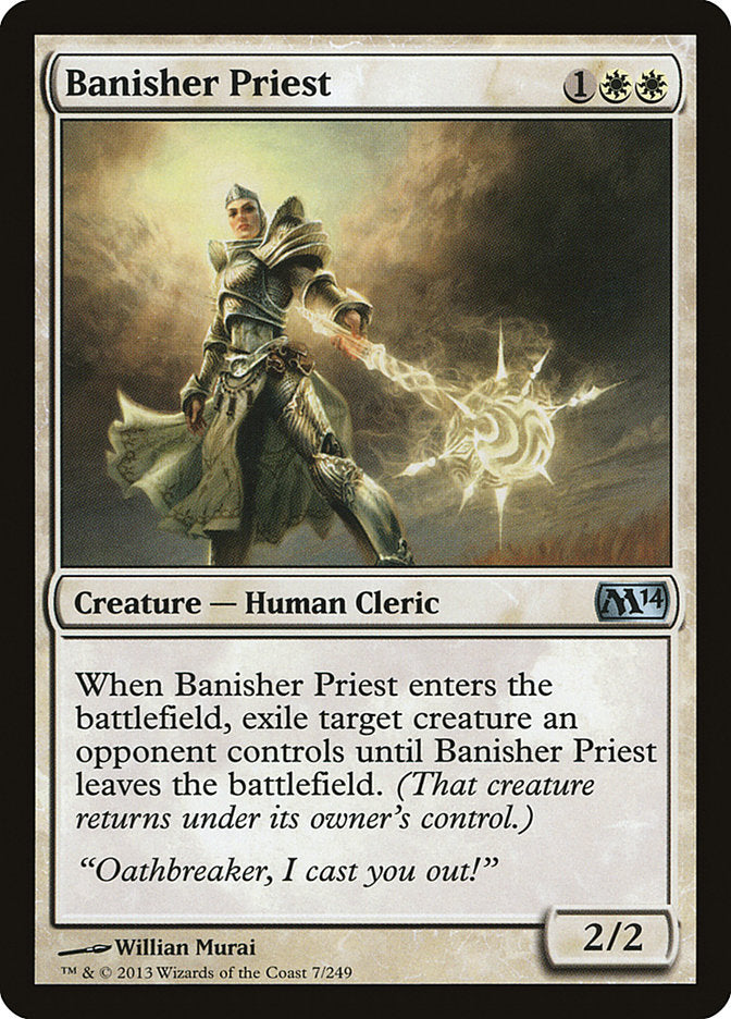 Banisher Priest, Magic 2014 Card Art