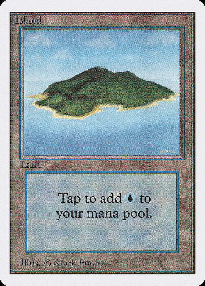 Island, Unlimited edition Card Art