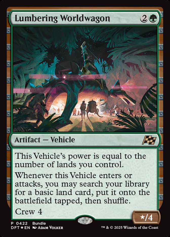 Lumbering Worldwagon, Aetherdrift Card Art