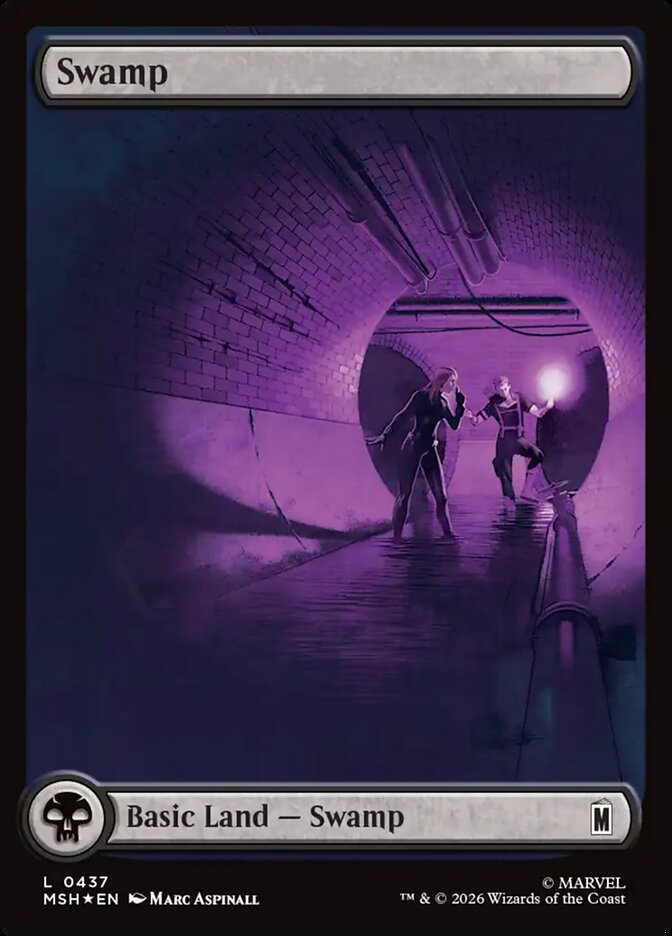 Swamp, Marvel Super Heroes Card Art