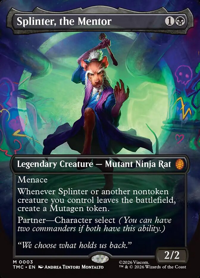 Splinter, the Mentor, Teenage Mutant Ninja Turtles Eternal Card Art