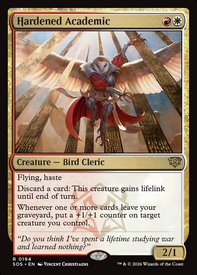 Hardened Academic, Secrets Of Strixhaven Card Art