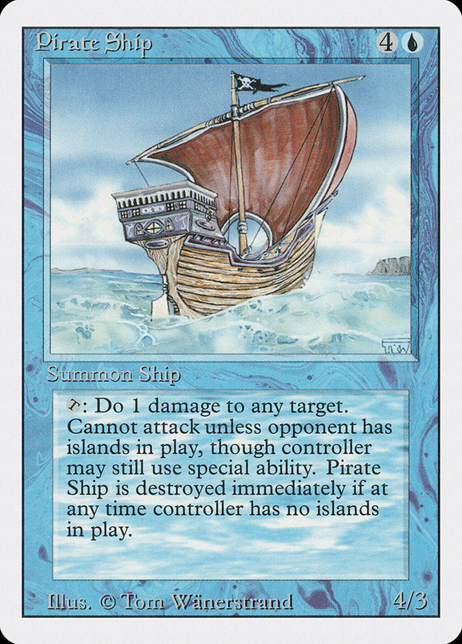 Pirate Ship, Revised edition Card Art