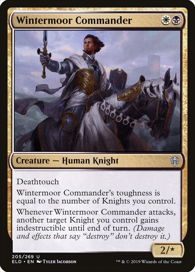 Wintermoor Commander, Throne of eldraine Card Art