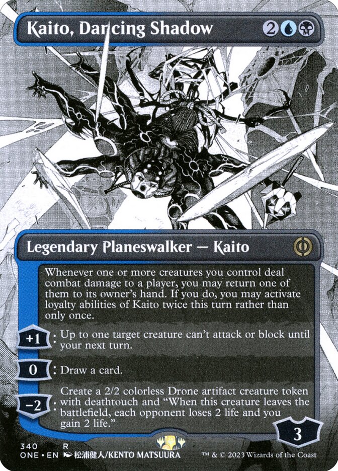 Kaito, Dancing Shadow, Phyrexia: all will be one Card Art
