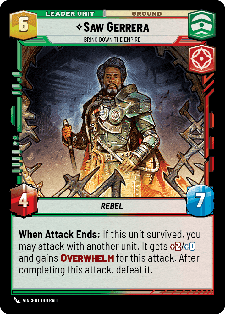 Saw Gerrera, Bring Down the Empire