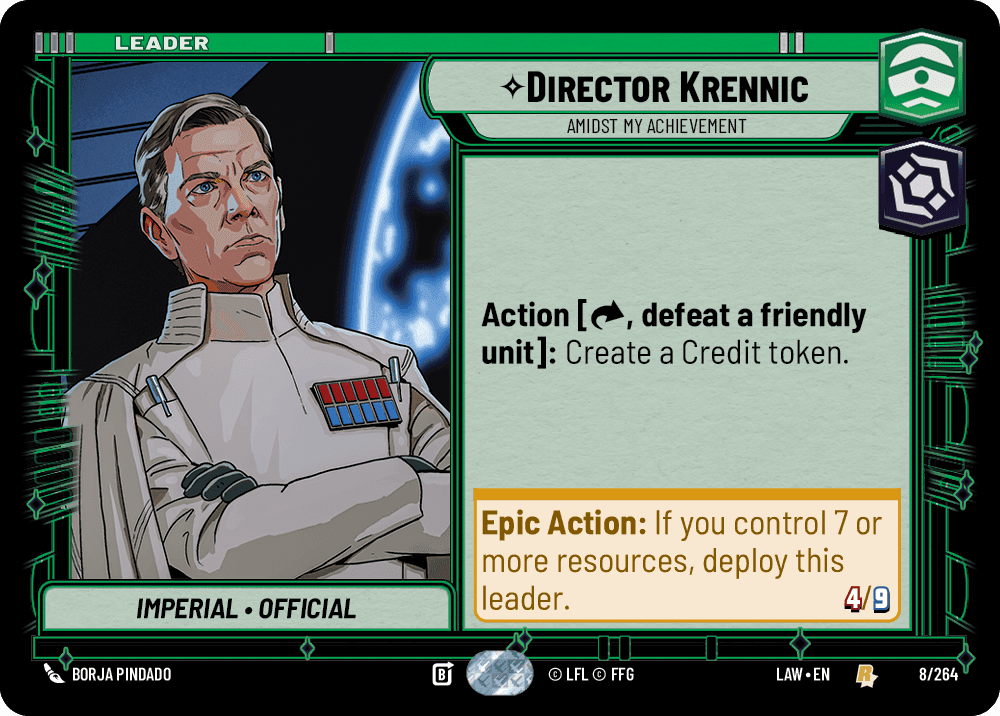 Director Krennic, Amidst My Achievement
