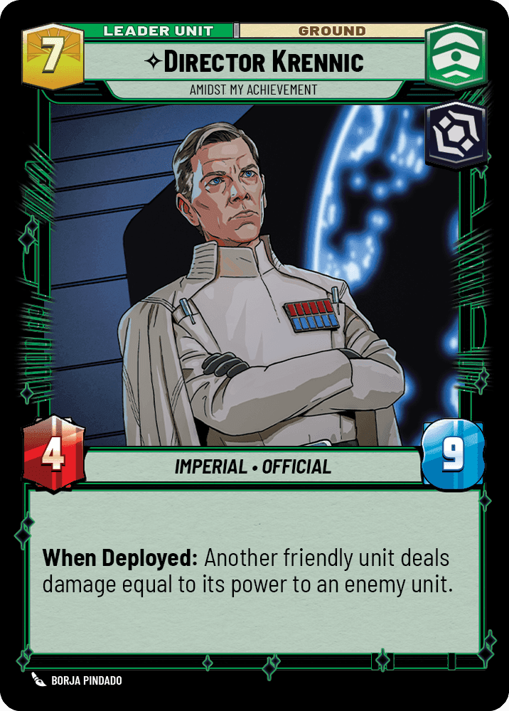 Director Krennic, Amidst My Achievement