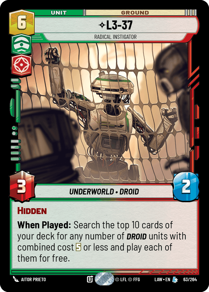 L3-37, Radical Instigator