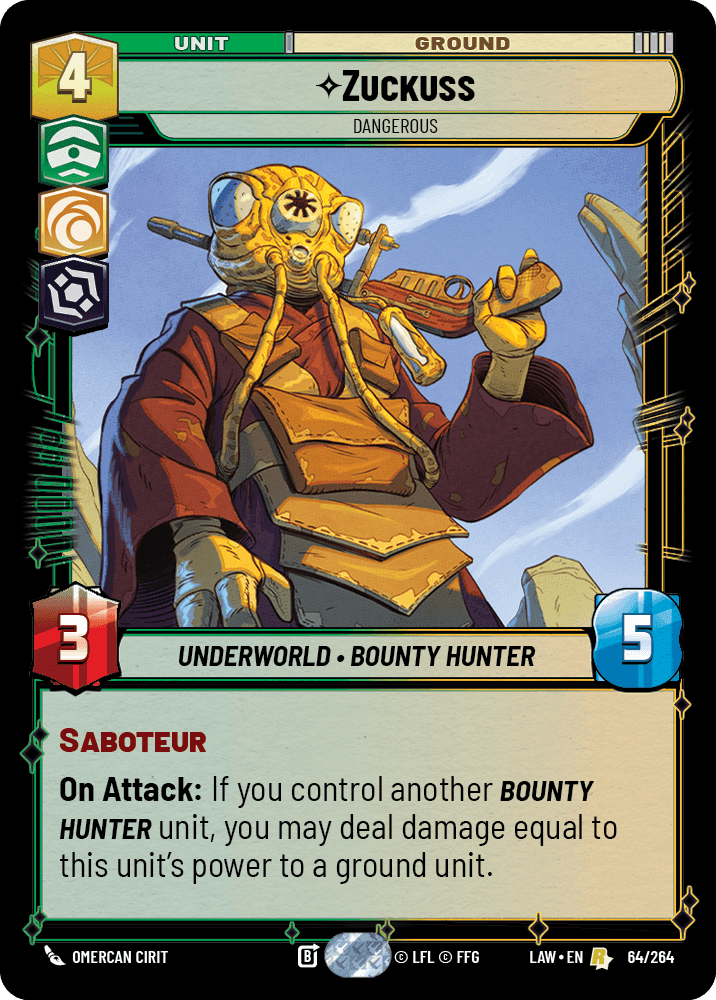 Zuckuss, Dangerous