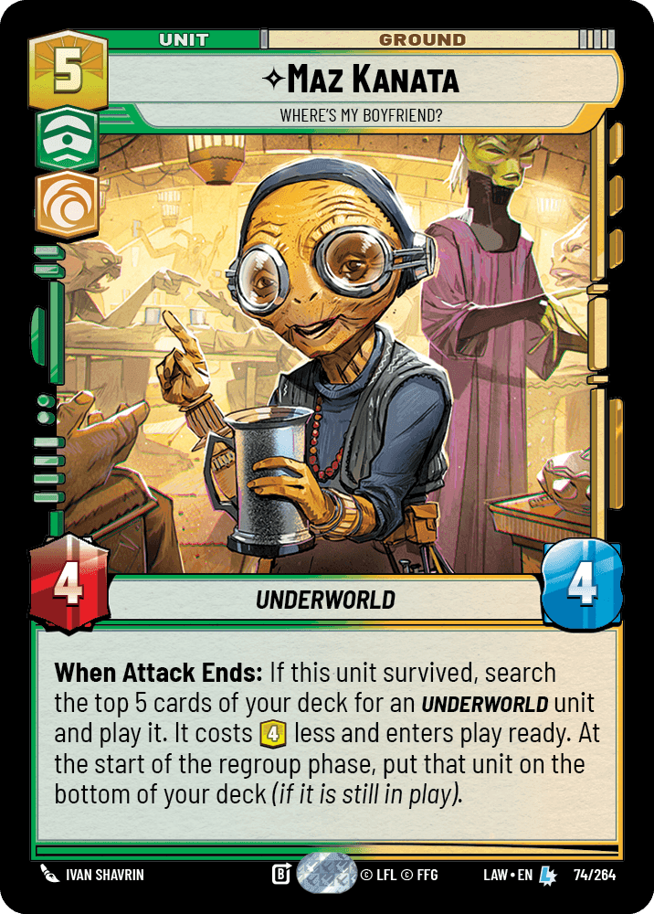Maz Kanata, Where's My Boyfriend?