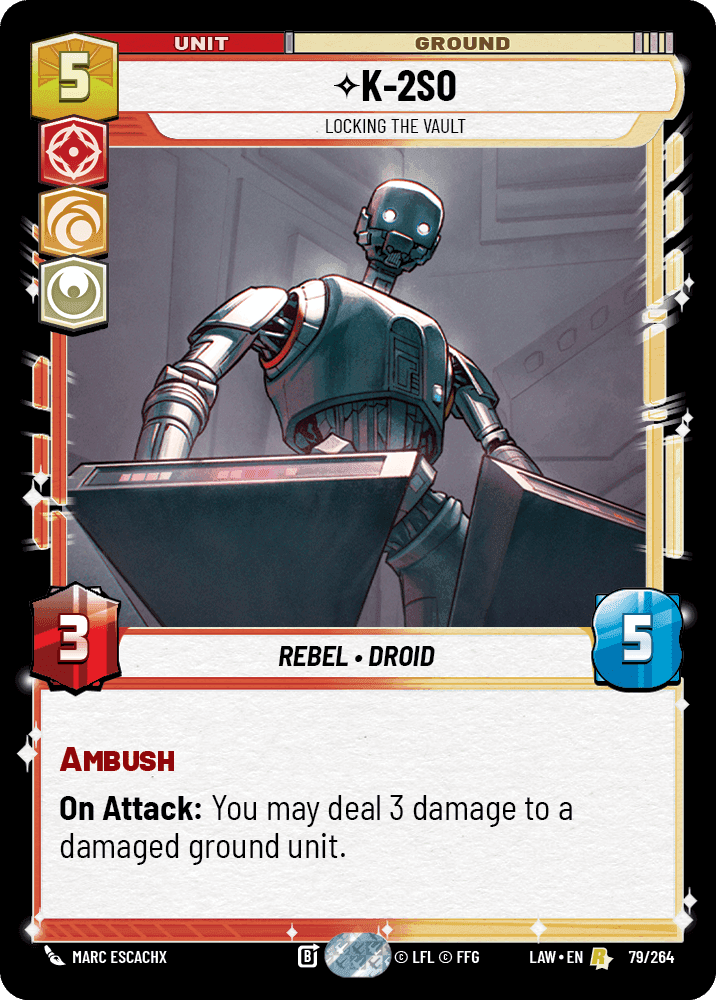 K-2SO, Locking the Vault