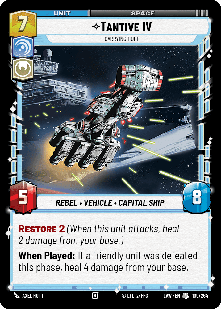 Tantive IV, Carrying Hope