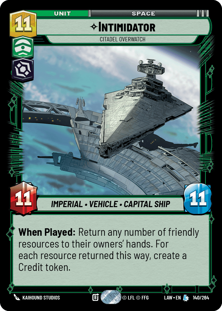 Intimidator, Citadel Overwatch