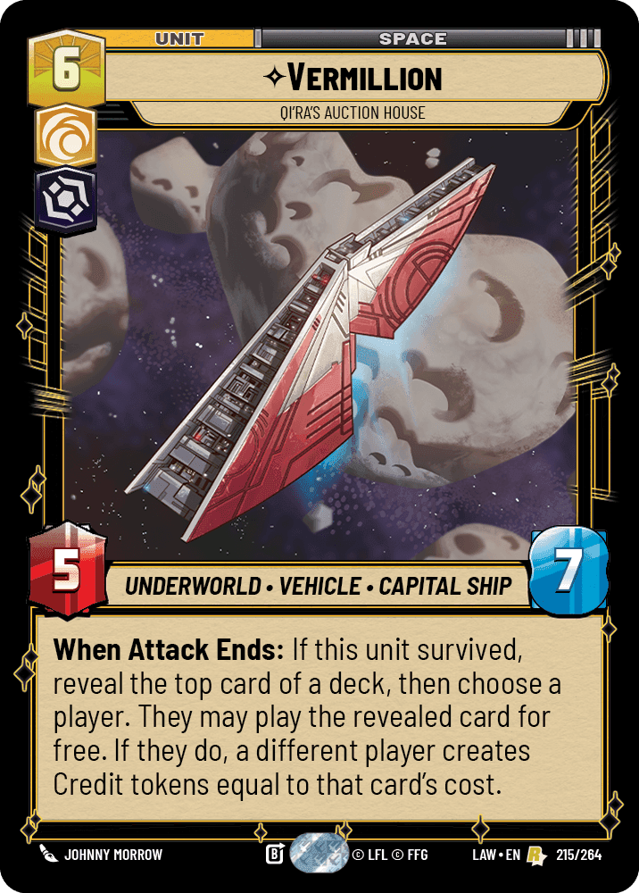 Vermillion, Qi'ra's Auction House