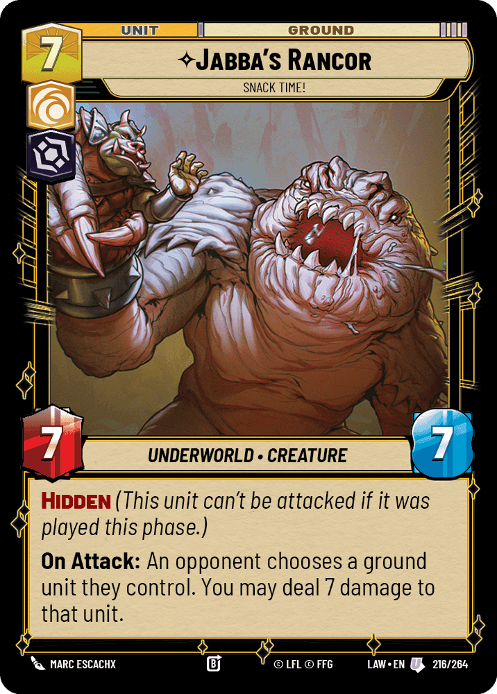 Jabba's Rancor, Snack Time!