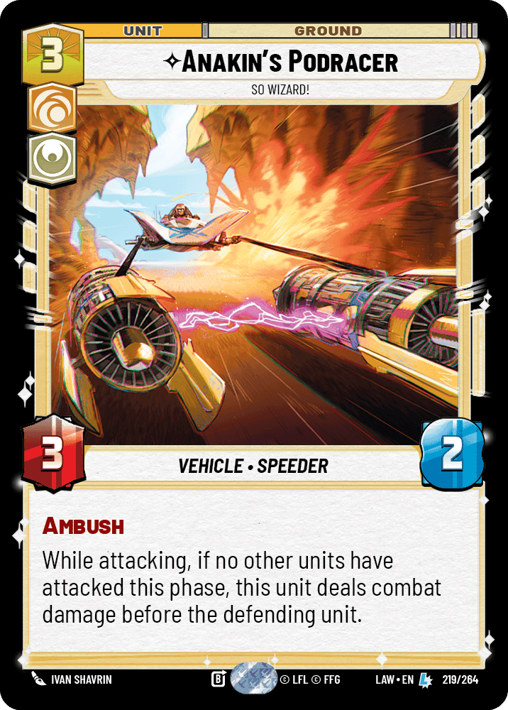 Anakin's Podracer, So Wizard!